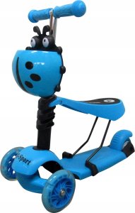 Hulajnoga R-Sport Hulajnoga H3 NIEBIESKA Jeździk 5w1 R-Sport Świecące koła LED 6