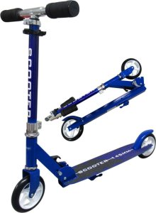 Hulajnoga R-Sport Duża Hulajnoga H6 NIEBIESKA Składana R-Sport koła 145 mm do 100 kg 1