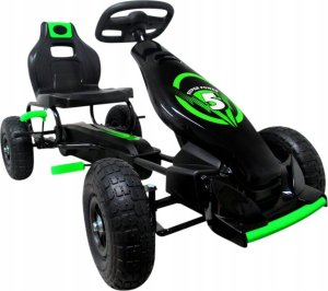 R-Sport GOKART G8 ZIELONY, gokart dziecięcy, pompowane koła 3