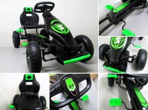 R-Sport GOKART G8 ZIELONY, gokart dziecięcy, pompowane koła 7