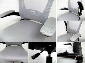 Krzesło biurowe R-Sport Fotel Obrotowy K7 Szary, Krzesło biurowe 6