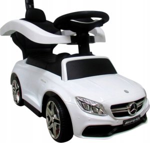 Mercedes Pchacz Mercedes AMG c63 BIAŁY Jeździk, muzyka 5