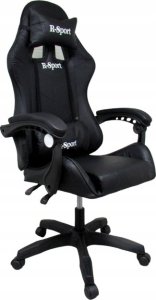 Fotel R-Sport Fotel Gamingowy K3 R-Sport CZARNY dla gracza+masażer 2