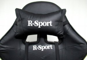 Fotel R-Sport Fotel Gamingowy K3 R-Sport CZARNY dla gracza+masażer 6