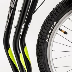 Hulajnoga Yedoo Hulajnoga dla dorosłych Mezeq V-Brake czarno-zielony- 12602-4 3