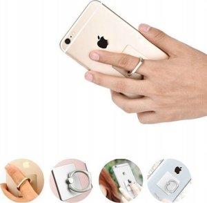 Vega UCHWYT TELEFONU STOJAK GRUBY KOT ZŁOTY UNIWERSALNY VEGA NA RĘKĘ RING HOLDER> 4