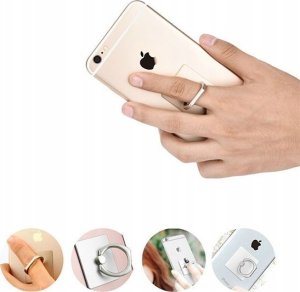 Vega UCHWYT TELEFONU STOJAK SERCE RÓŻOWY UNIWERSALNY VEGA NA RĘKĘ RING HOLDER> 3