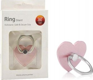 Vega UCHWYT TELEFONU STOJAK SERCE RÓŻOWY UNIWERSALNY VEGA NA RĘKĘ RING HOLDER> 6