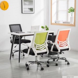 Krzesło biurowe Hedo Ergonomiczny obrotowy fotel biurowy, krzesło z siatki- czarny 5