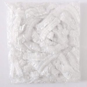 Activeshop Jednorazowe czepki foliowe 100 szt. 1