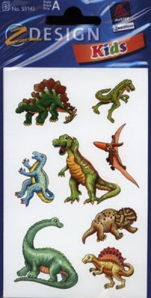 Zdesign Naklejki papierowe - Dinozaury (106442) 1