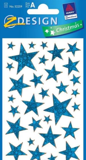 Zdesign Naklejki - Niebieskie gwiazdy (217133) 1