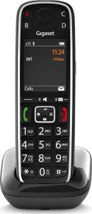 Telefon stacjonarny Gigaset Gigaset E720 Telefon analogowy/DECT Nazwa i identyfikacja dzwoniącego Czarny 1