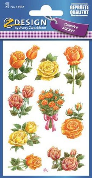 Zdesign Naklejki z kwiatami - Róże (188591) 1