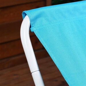 Vilde Leżak Plażowy Składany Metalowy z Torbą Transportową VILDE 86 x 51,5 cm 6