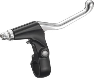 De One KLAMKA HAMULCA DEONE V-BRAKE ALU. CZARNO/SREBRNA 1