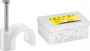 Organizer Goobay Obejma kablowa, biały - Wysokość 13.4 mm 2