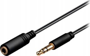Kabel Goobay Przedłużacz do słuchawek i audio AUX, 3,5 mm 3-pinowy, cienki - Długość kabla 2 m 1