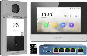 Hikvision ZESTAW WIDEODOMOFONOWY DS-KIS604-S(C) Hikvision 2