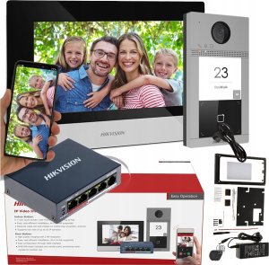 Hikvision ZESTAW WIDEODOMOFONOWY DS-KIS604-S(C) Hikvision 23