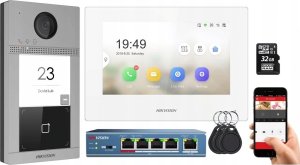 Hikvision ZESTAW WIDEODOMOFONOWY DS-KIS604-S(C) Hikvision 3