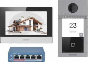 Hikvision ZESTAW WIDEODOMOFONOWY DS-KIS604-S(C) Hikvision 4