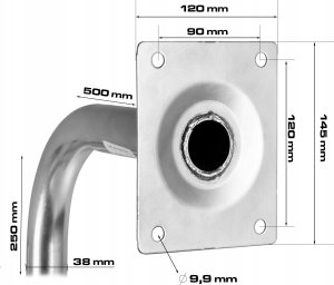 Libox Uchwyt anteny TV SAT "30" 6