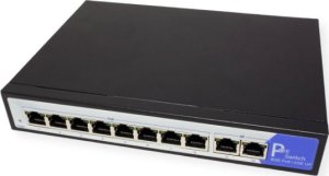 Switch Value Przełącznik VALUE PoE+ Gigabit Ethernet, 8+2 porty 1