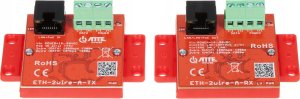 Atte ZESTAW KONWERTERÓW UTP / 2-WIRE DO TRANSMISJI LAN+POE ETH-2WIRE-A-SET KOMPLET 2 SZT ATTE 3