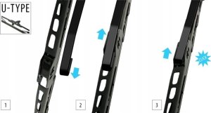 Oximo Wycieraczka szkieletowa 450 mm 7