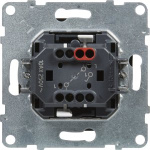 Legrand Łacznik jednobiegunowy - 10 AX - 250 V~ - zaciski automatyczne, CZARNY SUNO 1