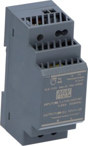 Sourcing Zasilacz na szynę DIN 24W 12VDC 1