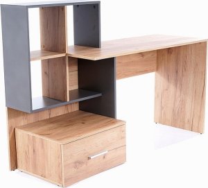 Biurko Halmar Grosso Brązowe 149 cm x 50 cm 6