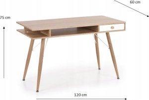 Biurko Halmar B34 Dąb Sonoma 120 cm x 60 cm 14