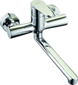 Bateria kuchenna Ferro Bateria zlewozmywakowa Algeo ścienna, chrom 1