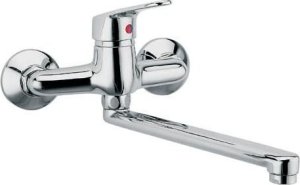 Bateria umywalkowa Ferro Bateria umywalkowa Smile ścienna chrom 1