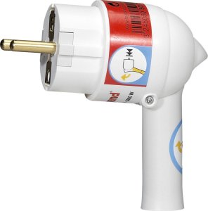 Legrand Wtyczka 2P+Z 16a biała z dźwignią 1