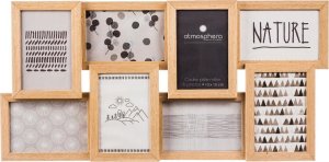 Ramka Atmosphera Ramka na kilka zdjęć z drewna, ramka na fotografie, ramki na zdjęcia na ścianę, oprawki na zdjęcia, multirama, ramki drewniane 3