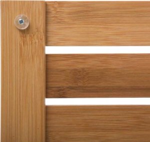 5five Podest bambusowy do łazienki, 53 x 36 cm, antypoślizgowy 2