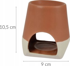 Homea Ceramiczny kominek na tealight i wosk zapachowy, 10,5 cm 2