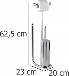 Wenko Stojak na papier toaletowy i szczotkę do WC, UNIVERSALO - 3 w 1, WENKO 2