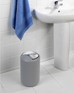 Kosz na śmieci Wenko Kosz na śmieci BRASIL GREY, szary - 6,5 l, WENKO 3