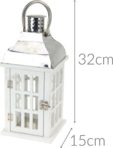 Home Styling Collection Drewniany lampion LATARNIA - latarenka 1
