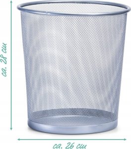 Kosz na śmieci Zeller Kosz na papier z siatki stalowej, ZELLER 2