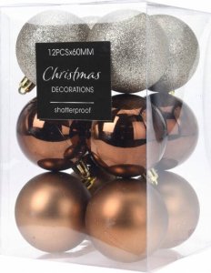 Home Styling Collection Bombki choinkowe, Ø 6 cm, 12 sztuk 1