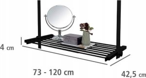 Wenko Półka do garderoby, HERKULES, 73-120 x 42 cm, WENKO 4