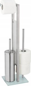 Wenko Stojak na papier toaletowy i szczotkę wc RIVALTA, 3w1, zamknięty pojemnik, WENKO 3