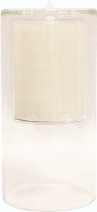 Home Styling Collection Świeca led w szkle, biała 1