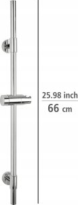Wenko Drążek prysznicowy BASIC, 66 cm, WENKO 2