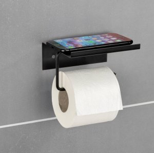 Wenko Metalowy uchwyt na papier z półeczką DESULO 4